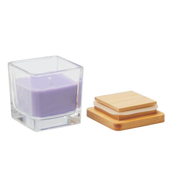 Obrázky: Sviečka s bambus. viečkom v krabičke, levanduľa, Obrázok 2