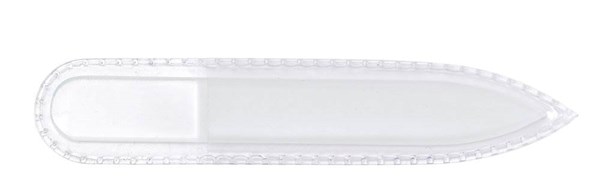 Obrázky: Menší sklenený pilník 90 mm s PVC obalom, Obrázok 2
