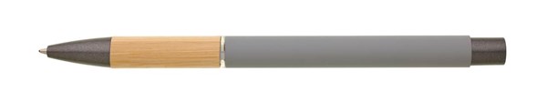 Obrázky: Šedé gul. pero LAMA,pogum. kov. povrch/bambus, Obrázok 4