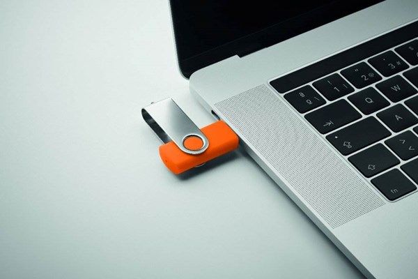Obrázky: USB flash disk Twister 3.0, typ-C 16GB oranžový, Obrázok 7