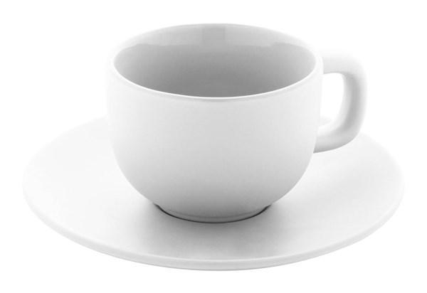 Obrázky: 2ks šálok 200ml s podšálkou na cappuccino, biele, Obrázok 5