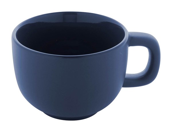 Obrázky: 2ks šálok 200ml s podšálkou na cappuccino, modré, Obrázok 8