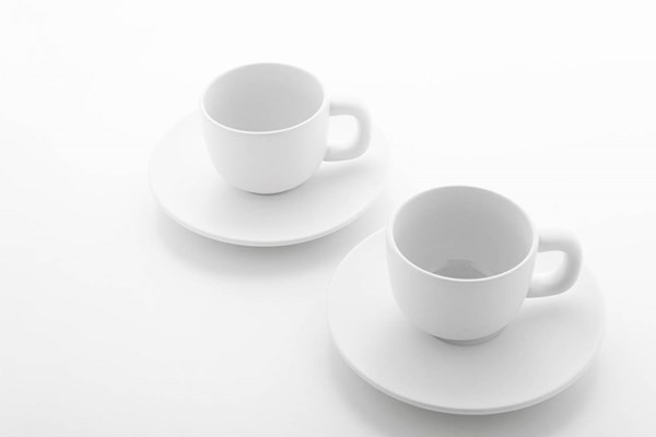 Obrázky: 2ks šálok 85ml s podšálkou na espresso, biele, Obrázok 7