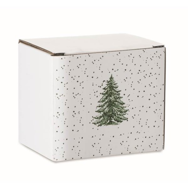 Obrázky: Vianočný ker.hrnček 300ml v krabičke, zelený strom, Obrázok 3