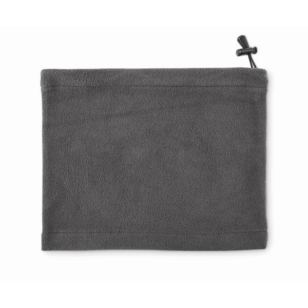 Obrázky: Šedá flísová nastaviteľná bandana, Obrázok 3