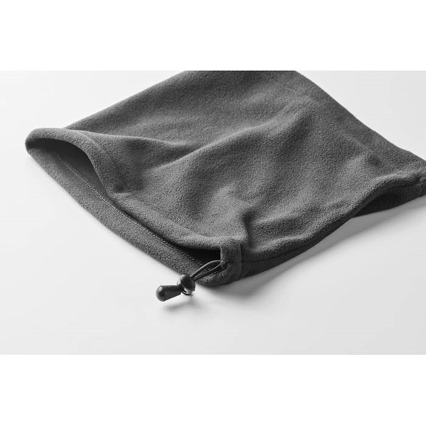 Obrázky: Šedá flísová nastaviteľná bandana, Obrázok 5