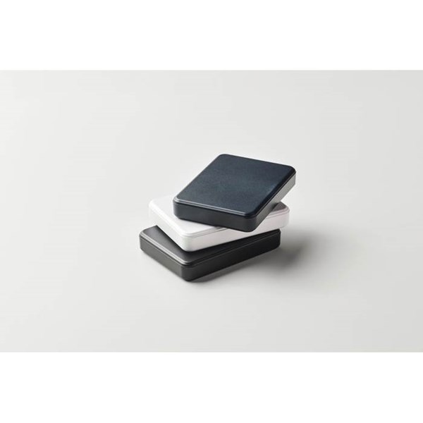 Obrázky: Powerbanka 5000 mAh z recykl. ABS, biela, Obrázok 9