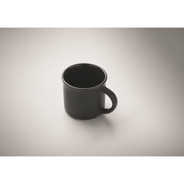 Obrázky: Keramická espresso šálka 40 ml, čierna, Obrázok 2