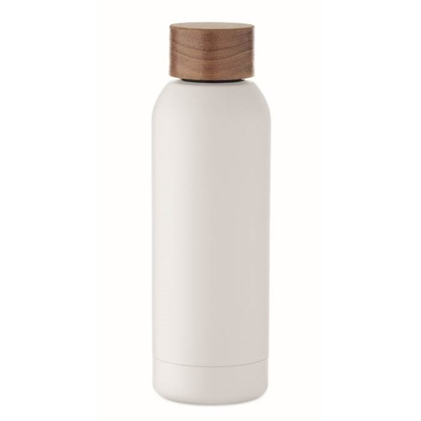 Obrázky: Pogum. jednost. fľaša 700 ml, rec. nerez,biela