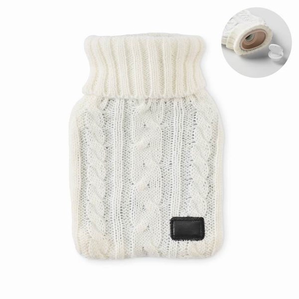 Obrázky: Termofor, ohrievací pletený vankúšik 400 ml, biely