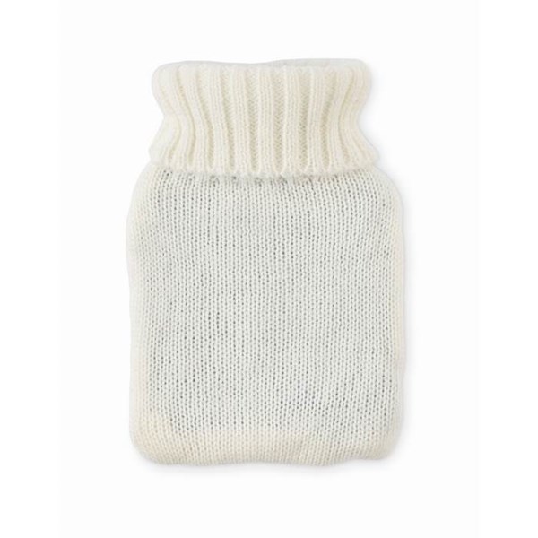 Obrázky: Termofor, ohrievací pletený vankúšik 400 ml, biely, Obrázok 3