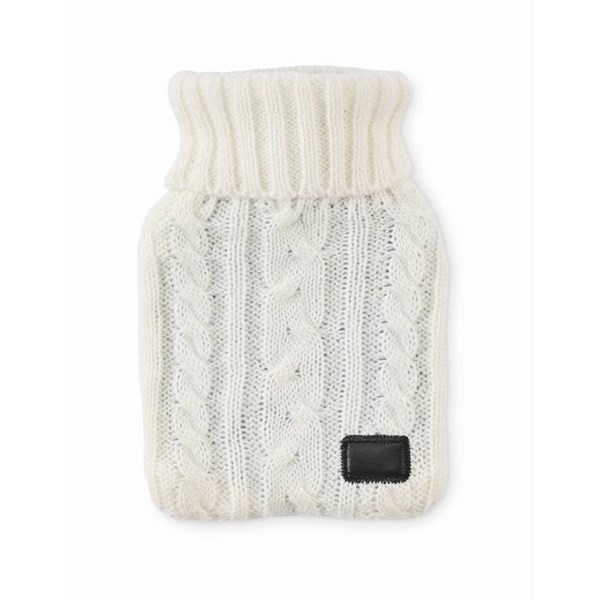 Obrázky: Termofor, ohrievací pletený vankúšik 400 ml, biely, Obrázok 6