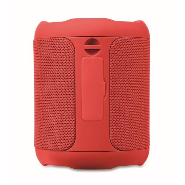 Obrázky: Bezdrôtový 5W ABS reproduktor, červený, Obrázok 8