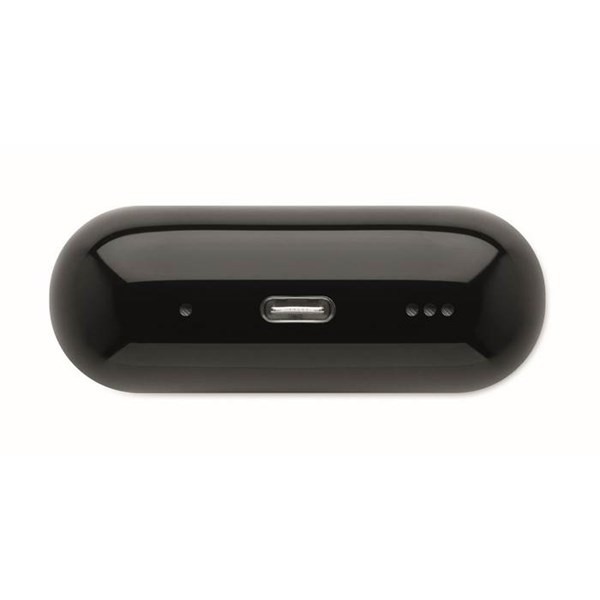 Obrázky: Bezdrôtové slúchadlá TWS z ABS, dotykové, čierna, Obrázok 17