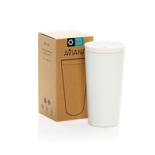 Obrázky: Termohrnček Aviana Rowan 500 ml z RCS, biela, Obrázok 4
