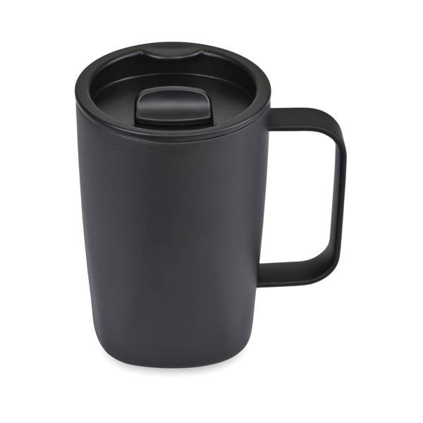 Obrázky: Čierny termohrnček Aviana 450 ml z RCS, Obrázok 2