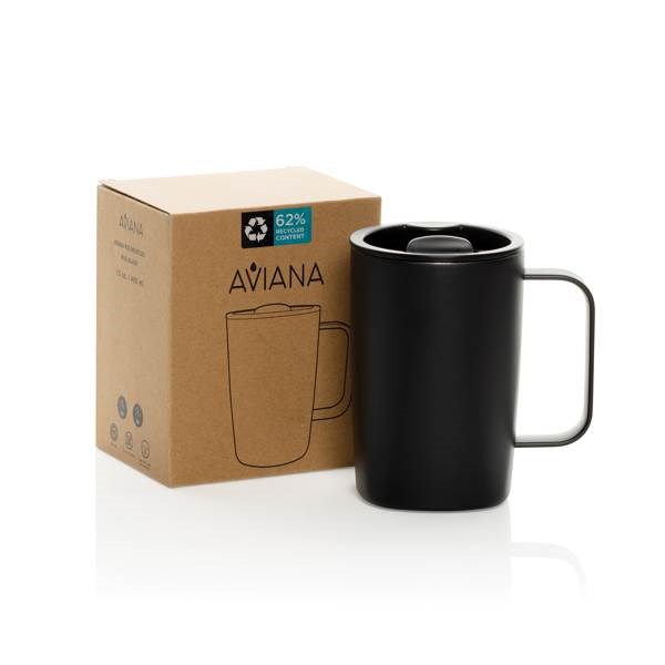 Obrázky: Čierny termohrnček Aviana 450 ml z RCS, Obrázok 6