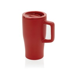 Obrázky: Keramický hrnček 490ml s rukoväťou, červená