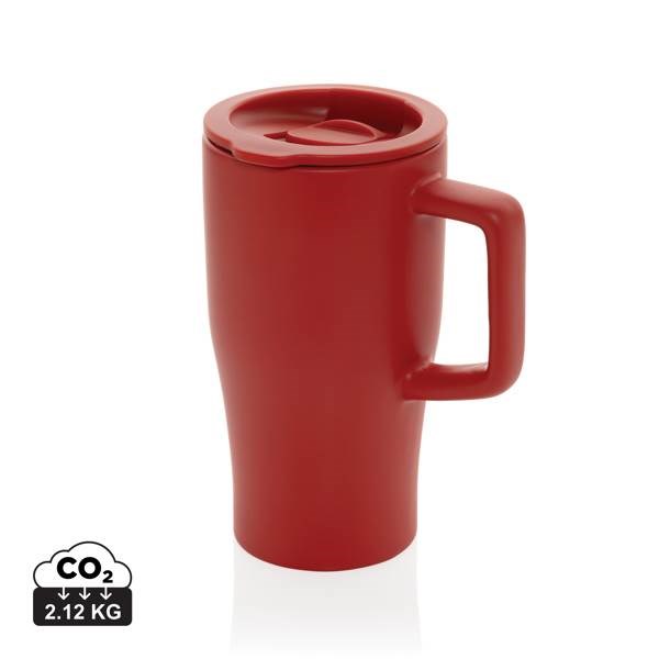 Obrázky: Keramický hrnček 490ml s rukoväťou, červená, Obrázok 7