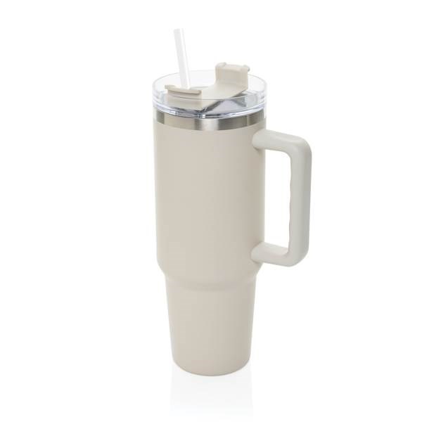 Obrázky: Termohrnček 1200ml, RCS recykl. nerez, béžová