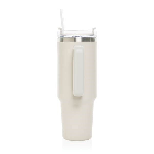 Obrázky: Termohrnček 1200ml, RCS recykl. nerez, béžová, Obrázok 5