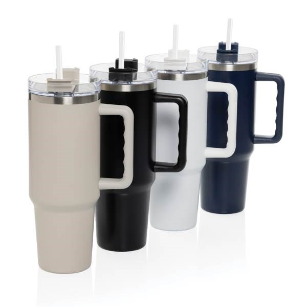 Obrázky: Termohrnček 1200ml, RCS recykl. nerez, béžová, Obrázok 8