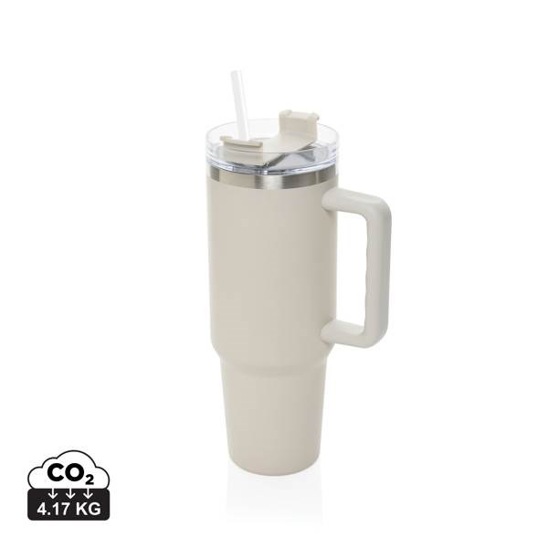 Obrázky: Termohrnček 1200ml, RCS recykl. nerez, béžová, Obrázok 12