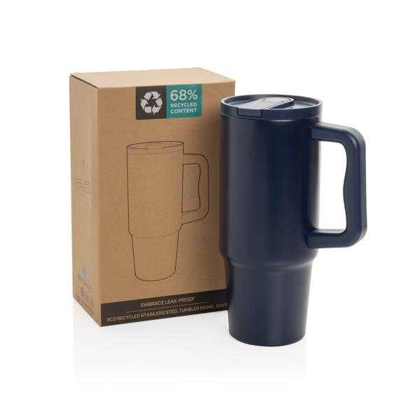 Obrázky: Netečúci termohrnček, RCS nerez 900 ml, nám. modrá, Obrázok 7