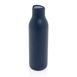 Zobrazit detaily pro Modrá fľaša na vodu 600ml, recyklovaná nerez oceľ Obrázky: Modrá fľaša na vodu 600ml, recyklovaná nerez oceľ
