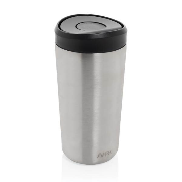 Obrázky: Striebor. termohrnček 400ml RCS recykl.nerez oceľ