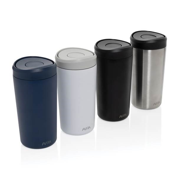 Obrázky: Striebor. termohrnček 400ml RCS recykl.nerez oceľ, Obrázok 8