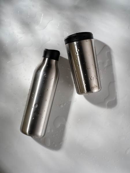 Obrázky: Striebor. termohrnček 400ml RCS recykl.nerez oceľ, Obrázok 12