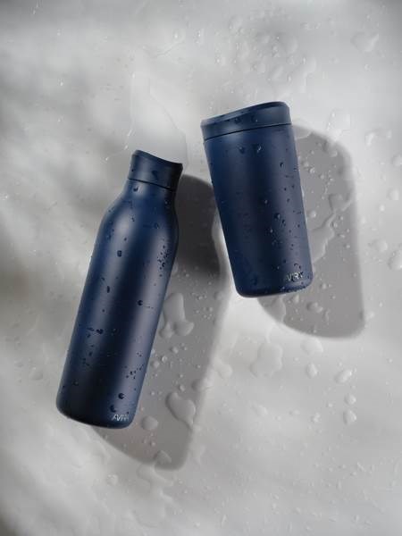 Obrázky: Modrý termohrnček 400ml , RCS recykl. nerez oceľ, Obrázok 10