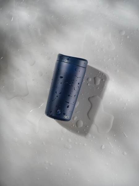 Obrázky: Modrý termohrnček 400ml , RCS recykl. nerez oceľ, Obrázok 12