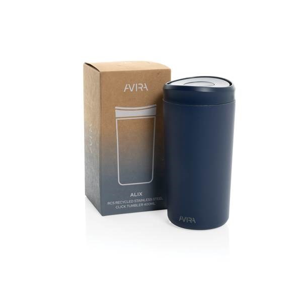 Obrázky: Modrý termohrnček 400ml , RCS recykl. nerez oceľ, Obrázok 13