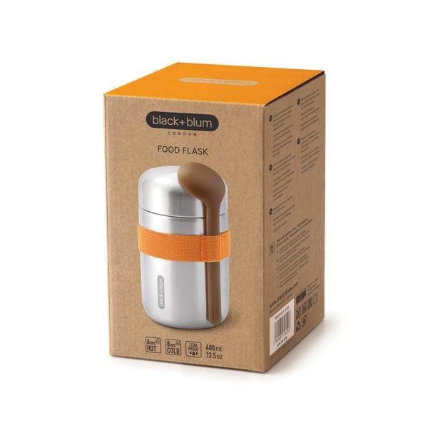 Obrázky: Termonádoba na potraviny 400ml Black+Blum,oranžová, Obrázok 9