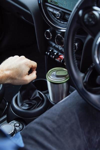 Obrázky: Nerezový termo hrnček 600ml Black+Blum, olivová, Obrázok 10