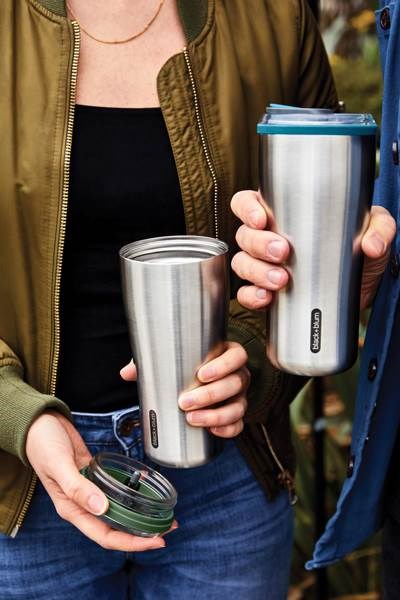 Obrázky: Nerezový termo hrnček 600ml Black+Blum, olivová, Obrázok 11