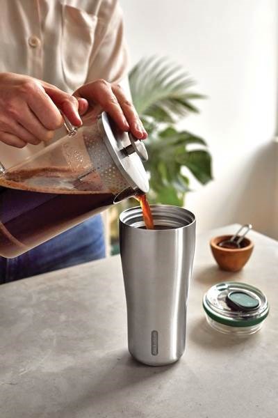 Obrázky: Nerezový termo hrnček 600ml Black+Blum, olivová, Obrázok 12