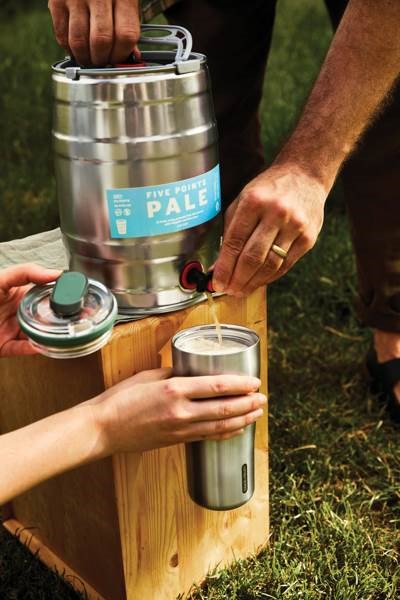 Obrázky: Nerezový termo hrnček 600ml Black+Blum, olivová, Obrázok 15