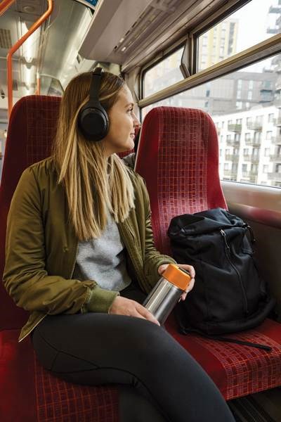 Obrázky: Nerezový termo hrnček 340ml Black+Blum, oranžová, Obrázok 8