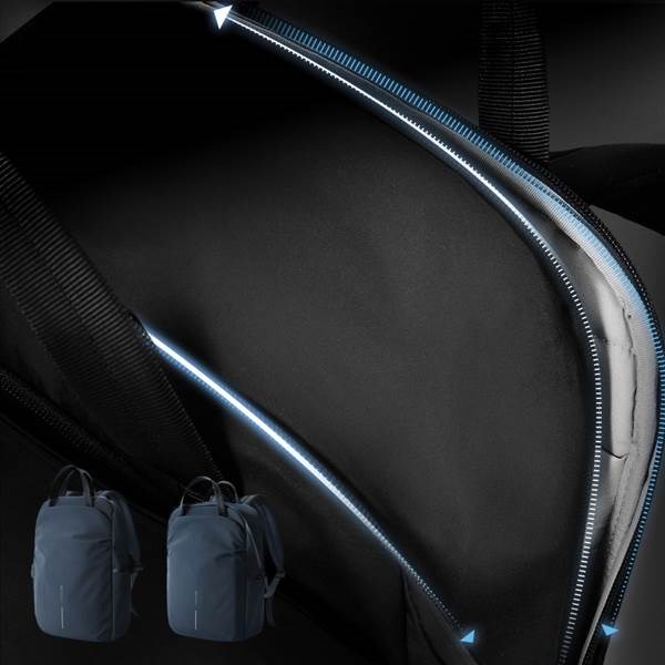 Obrázky: Čierny ruksak Soft Tote s dvojitým zipsom, Obrázok 27