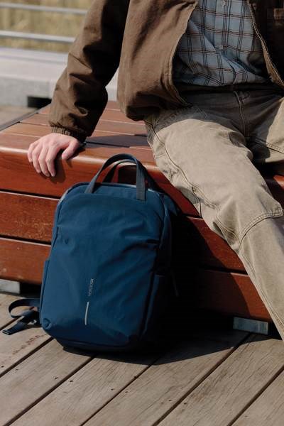 Obrázky: Nám. modrý ruksak Soft Tote s dvojitým zipsom, Obrázok 17