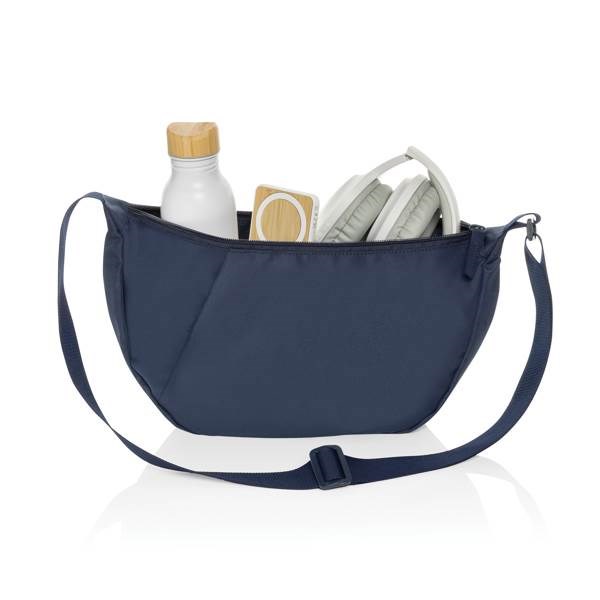 Obrázky: Crossbody XL polmesiac z RPET AWARE , nám. modrá, Obrázok 4