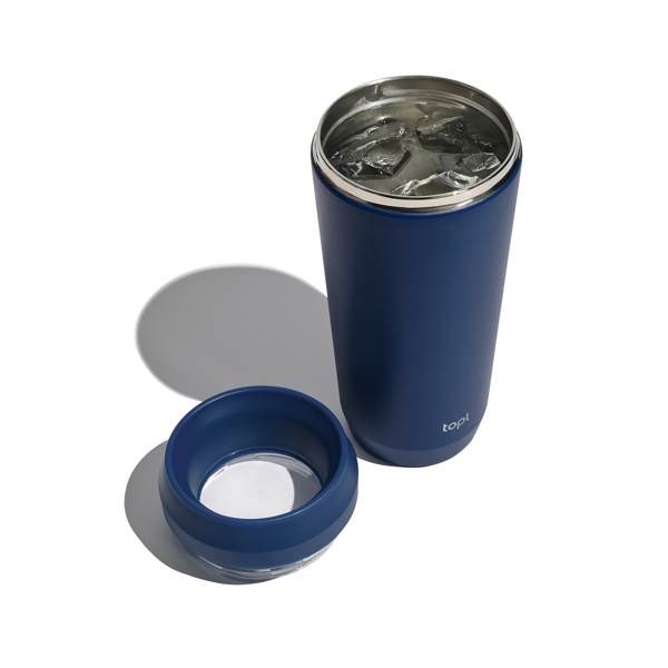 Obrázky: Modrý termohrnček Topl To Go 354 ml, RCS rec. oceľ, Obrázok 2