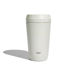 Obrázky: Biely termohrnček Topl To Go 354 ml, RCS rec. oceľ