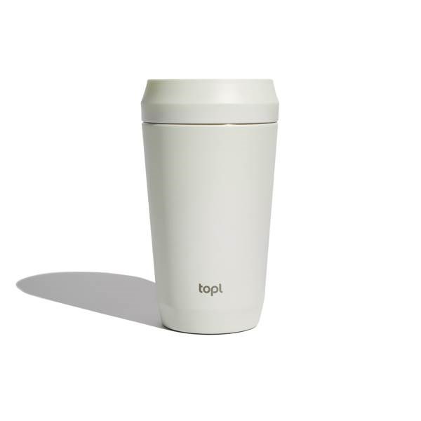 Obrázky: Biely termohrnček Topl To Go 354 ml, RCS rec. oceľ