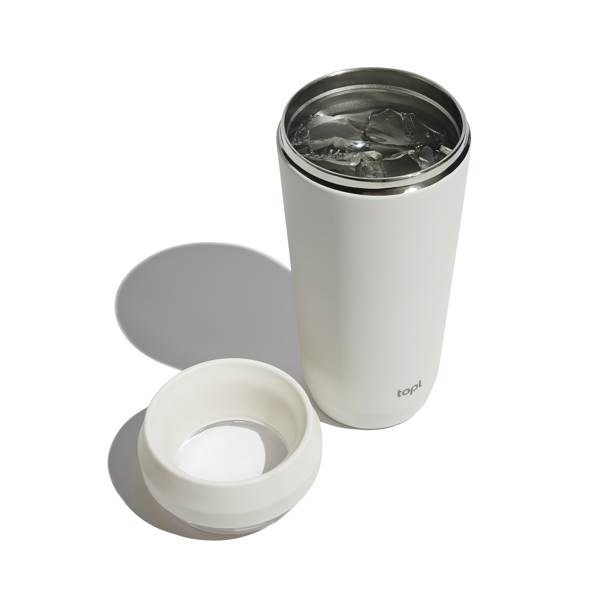 Obrázky: Biely termohrnček Topl To Go 354 ml, RCS rec. oceľ, Obrázok 2