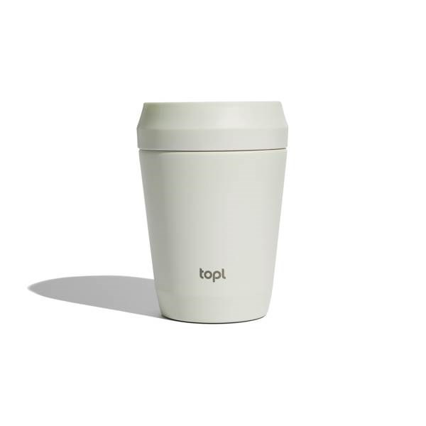 Obrázky: Biely termohrnček Topl To Go 236 ml, RCS rec. oceľ