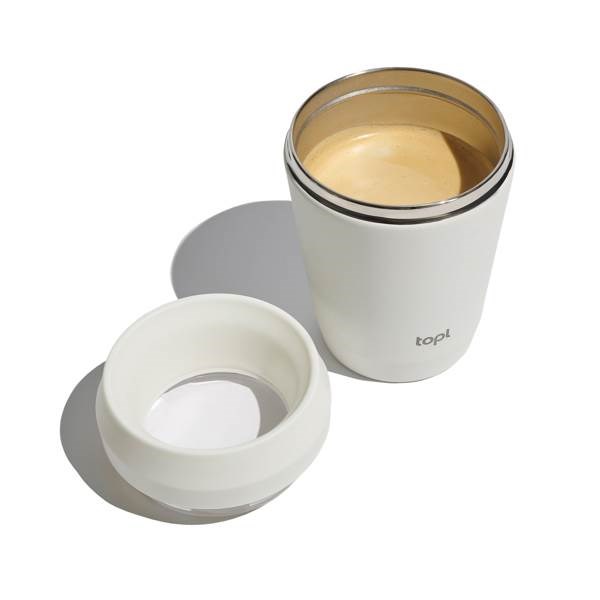 Obrázky: Biely termohrnček Topl To Go 236 ml, RCS rec. oceľ, Obrázok 2